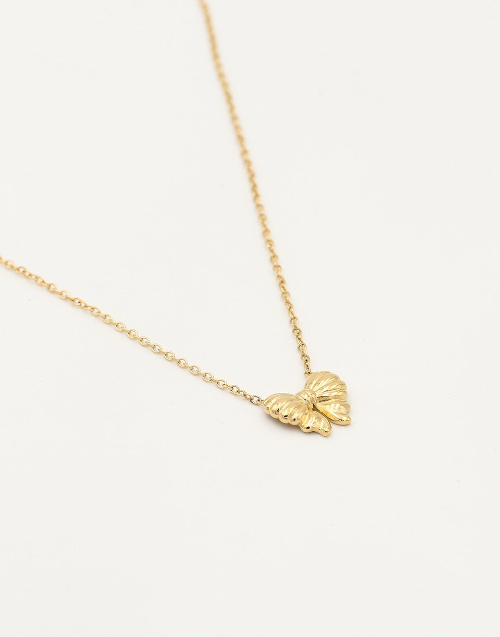 ketting strikje goudkleurig