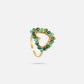 ring hart kralen groen