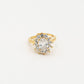 vintage statement ring kristal