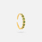 vintage ring steentjes groen