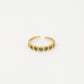 vintage ring steentjes groen