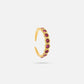 vintage ring steentjes lila
