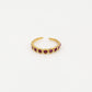 vintage ring steentjes lila