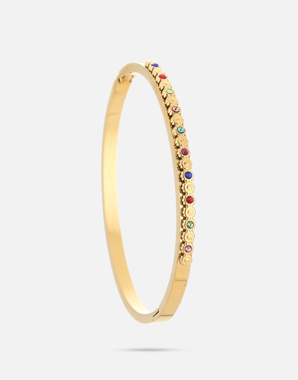 Bangle multi color strass
