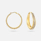 thick hoop met strass