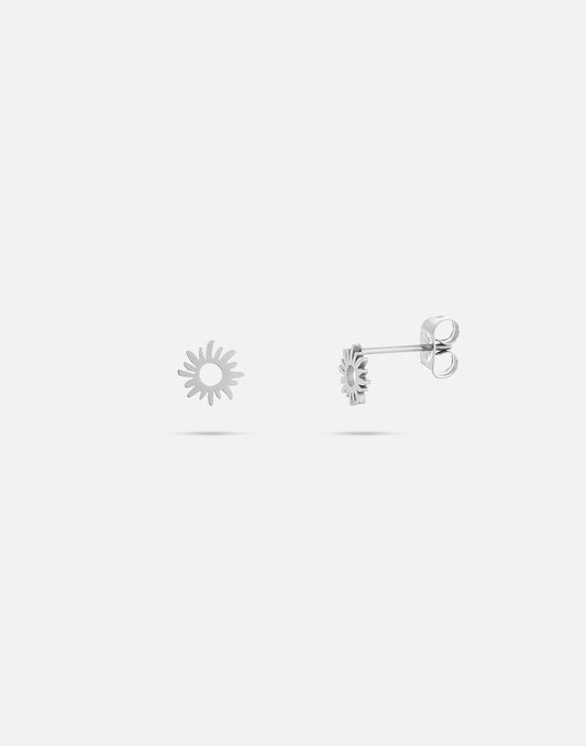 Studs open zon zilverkleurig