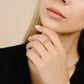 vintage ring steentjes transparant