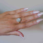 vintage statement ring kristal