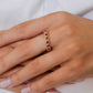 vintage ring steentjes lila