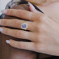 vintage statement ring lila