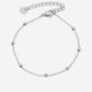 zilverkleurigen dotted armband