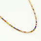 Tennis ketting kleurrijke stenen