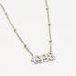Ketting jaartal 1998 zilverkleurig