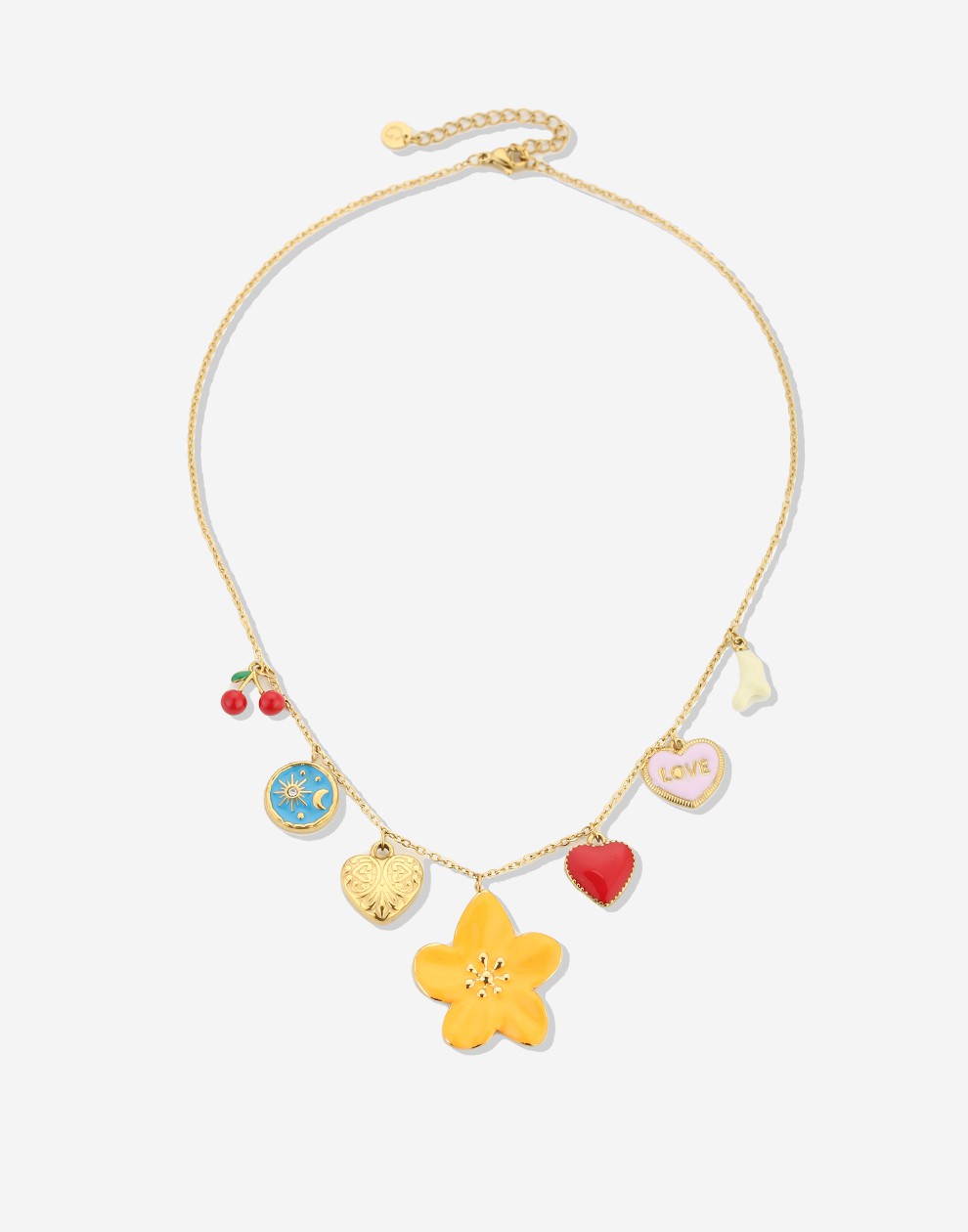 Bedelketting kleuren bedels