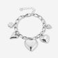 Bedelarmband love stories zilverkleurig