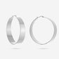 chunky hoops xl zilverkleurig