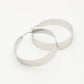 chunky hoops xl zilverkleurig