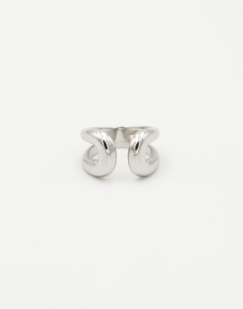 Chunky ring bold zilverkleurig