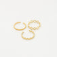 Ringenset bestseller goudkleurig