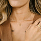 ketting strikje met steen
