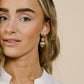 charm pendant heart earrings