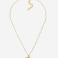 Gun necklace gold