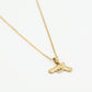Gun necklace gold