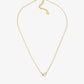 ketting infinity hartje goudkleurig