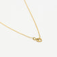 ketting infinity hartje goudkleurig