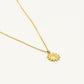 zon ketting goudkleurig