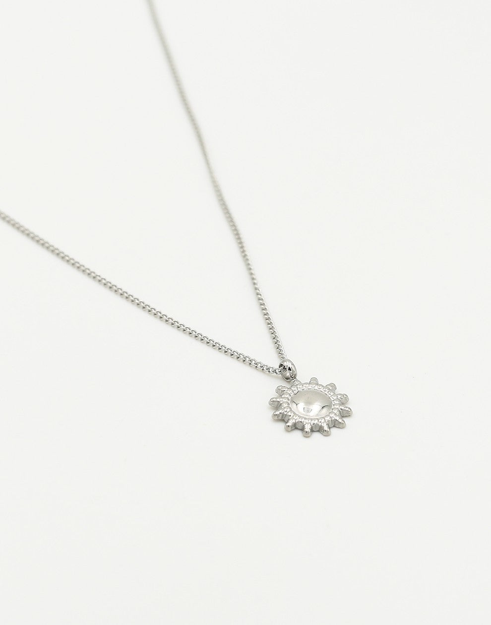 zon ketting zilverkleurig