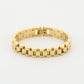 armband horlogeband goudkleurig