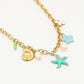 Bedelketting kleurrijke ocean charms