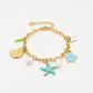 Bedelarmband kleurrijke ocean charms
