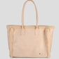 shopper met teddy beige