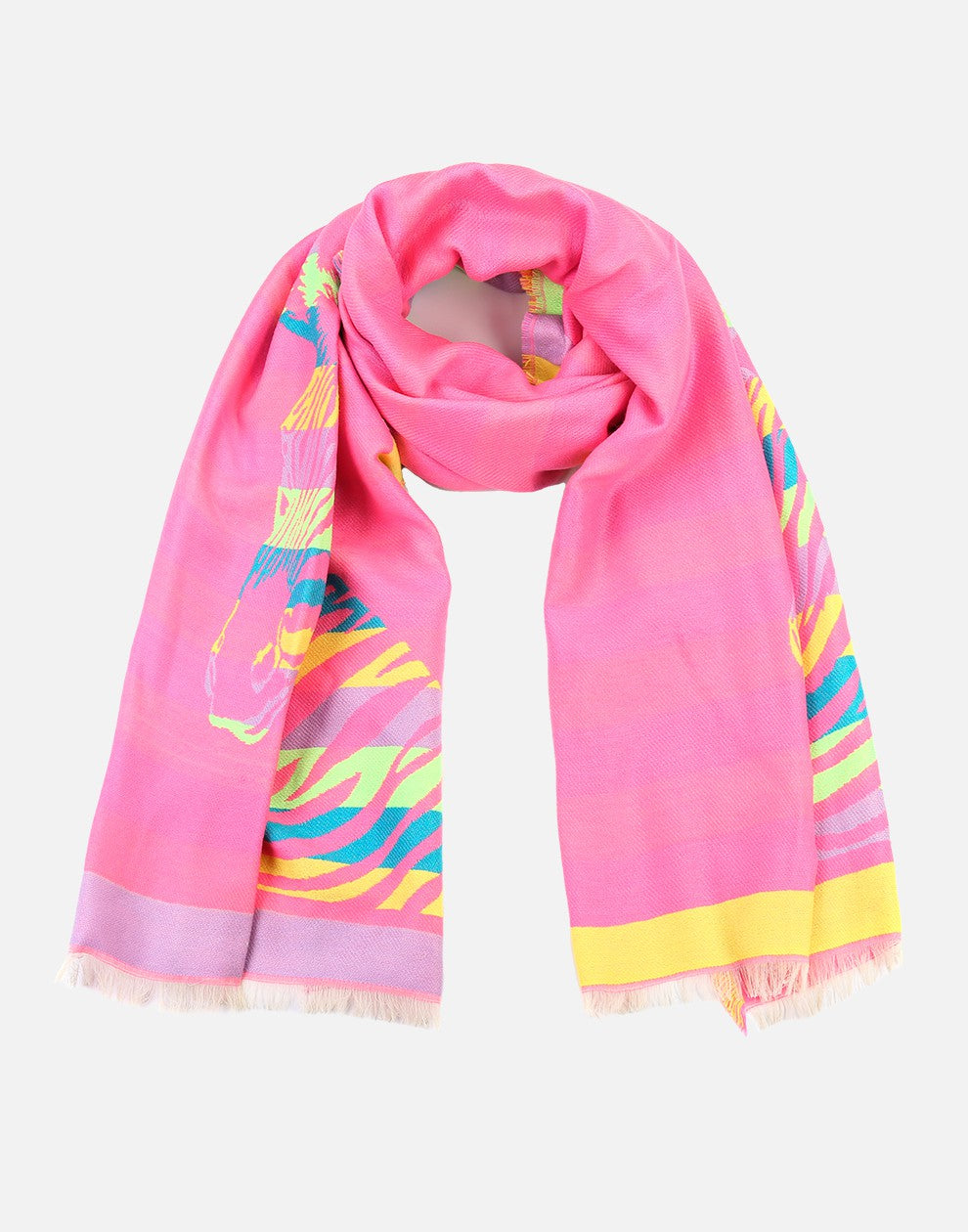 kleurrijke sjaal roze