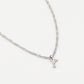 Initial ketting vintage Y zilverkleurig