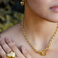 chunky ring hart goudkleurig