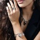 Bedelarmband love stories zilverkleurig