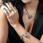 Bedelarmband love stories zilverkleurig