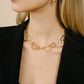 Hartjes ketting chunky goudkleurig