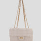 Luxe crossbody tas zacht khaki