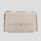 Luxe crossbody tas zacht khaki