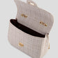 Luxe crossbody tas zacht khaki