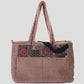 Shopper tas teddy mix print