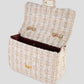 Luxe crossbody tas beige