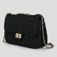 Luxe crossbody tas zwart