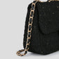 Luxe crossbody tas zwart