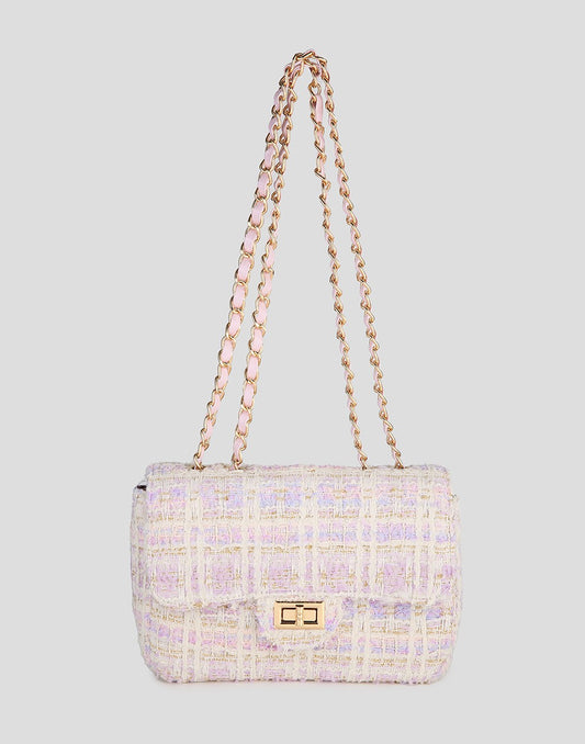 Luxe crossbody tas lila