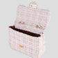 Luxe crossbody tas lila